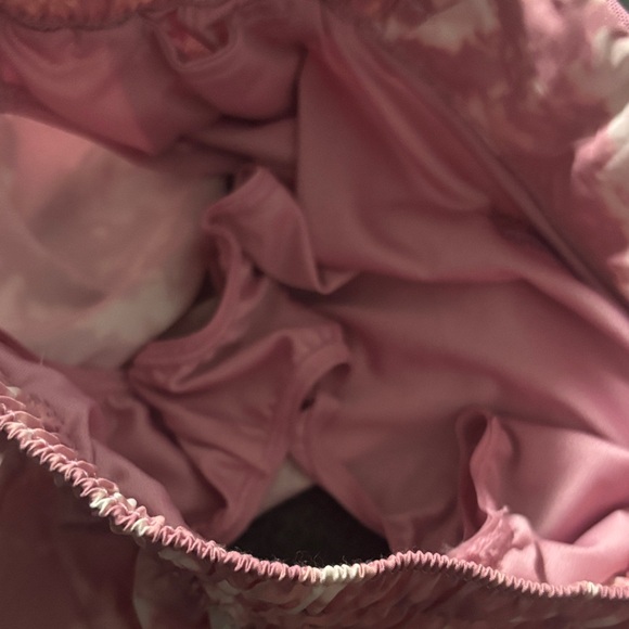 Nike Pink and White Tie-Dye training Shorts - Picture 2 of 3